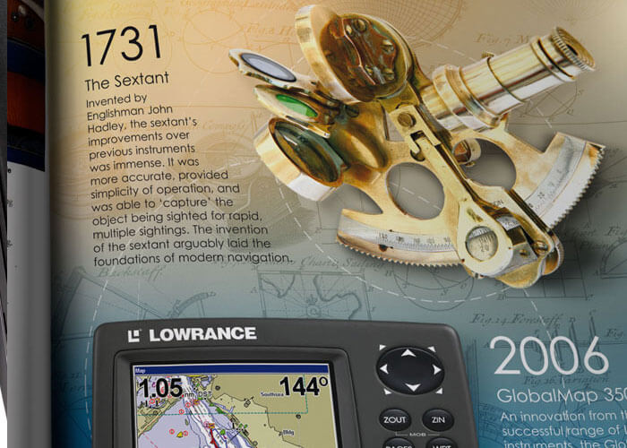 Lowrance - Ad Design by Tinstar