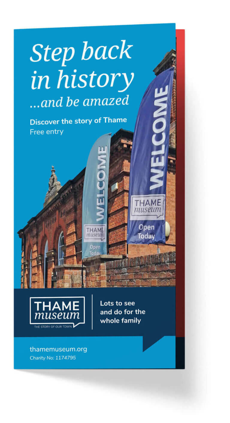 Thame Museum - Leaflet Design by Tinstar